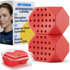 Jaw Exerciser for Men Women Level 3 Advance - Jawline Exerciser Strengthens