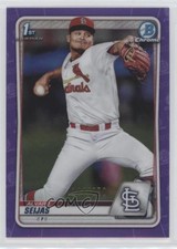 2020 Bowman Chrome Prospects Purple Refractor 144/250 Alvaro Seijas #BCP-60 c5r