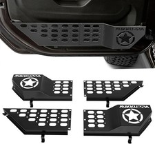 Metal Front Door Storage Pockets - Compatible with Jeep Wrangler JL