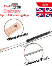 75cm Radiator Cleaning Brush Flexible Long Multipurpose Thin Duster Wood Handle
