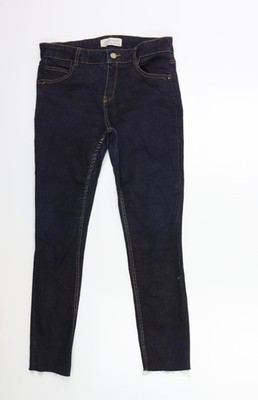 Promod Damen Blue Denim Skinny Jeans Größe 28 in L26 in