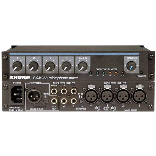 Shure SCM268 Microphone Mixer - Picture 2 of 2