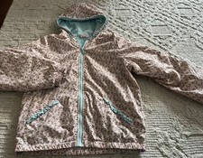 Girl's HANNA ANDERSSON Size 160 12-14 Floral Print Hooded Jacket