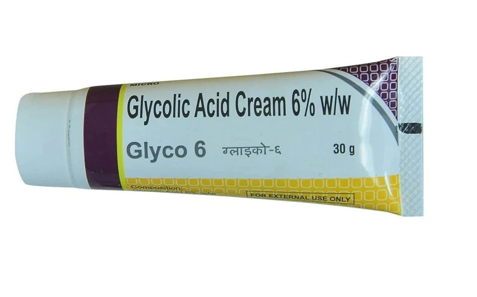 Glyco 6 Glycolic Acid Cream 30g | For Dry Skin, Acne & Hyperpigmentation - Image 2 of 3