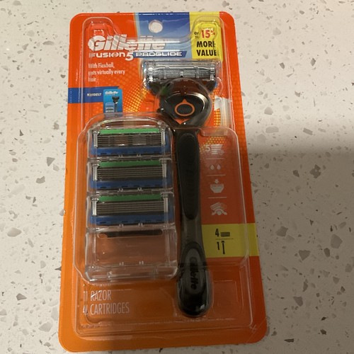 Gillette Fusion Pro Glide Razor with 4 Cartridges | eBay