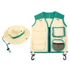 Kids Outdoor Adventure Explorer Kit Costume Vest and Hat Set Realize3550