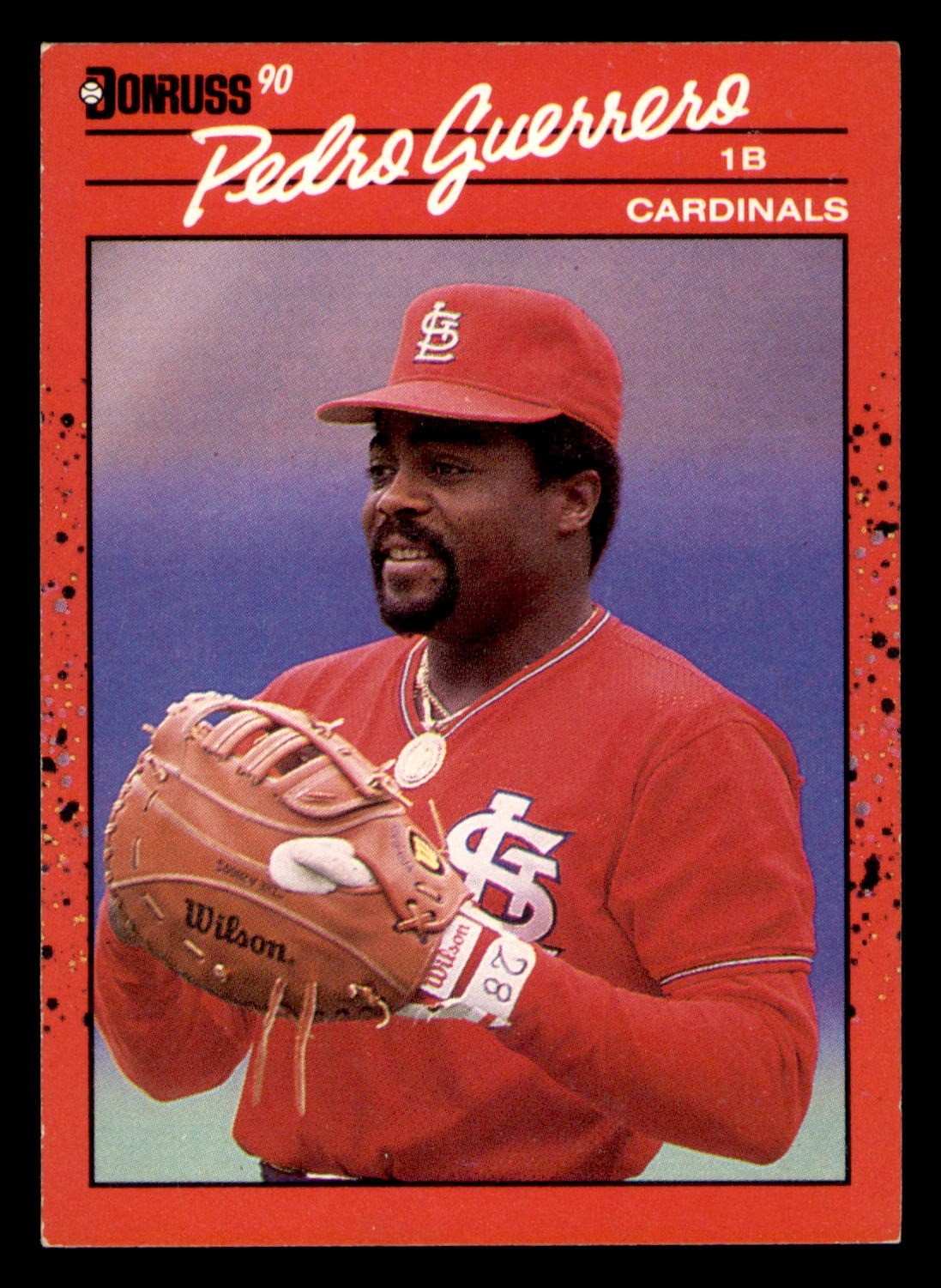1990 Donruss #63 Pedro Guerrero Cardinals