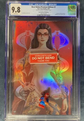 Bear Babes #1 Baroness VIP American Hero FOIL Edition Nude Tats Cobra Gi Joe