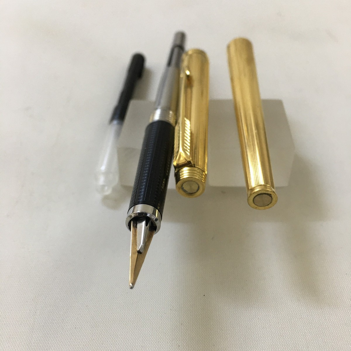 Rare Parker 180 Millareas Gold plated 14k XM +2 converter Mint