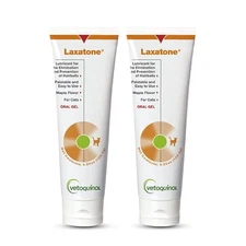 Vetoquinol Laxatone Hairball Lubricant Gel for Cats - Maple, 4.25oz 2-Pack