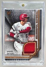 Shohei Ohtani 2023 Topps Museum #MMR-SO Copper Meaningful GU Patch /35