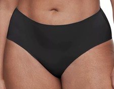 WARNERS Smooth It Over Black Modern Hi Cut Brief Panty Womens S M L 7 XL 8 2XL 9