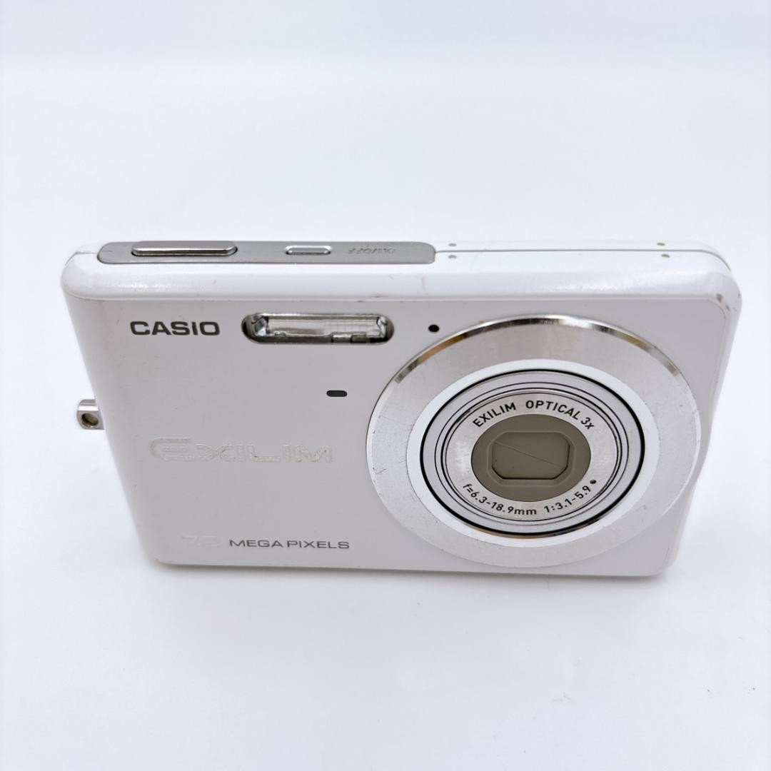 CASIO EXILIM EX-Z77 ホワイト CASIO EXILIM EX-Z77 Digital Camera White Compact Stylish 7MP | eBay