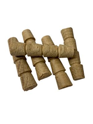 100 Stück - 10 mm massive europäische Eichenholzpellets / Dübel