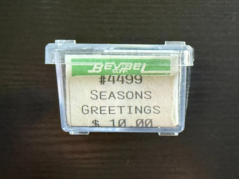 N Bev-Bel Caja Coche Polo Norte Express Temporadas Saludos Navidad 1994 - ME3670 Foto 3 de 3