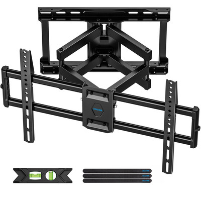 Full Motion TV Wall Mount Bracket for 37-86 Inch TV Mounts Up to 132lbs, Fit ...