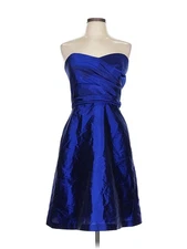Alfred Sung Women Blue Cocktail Dress 10