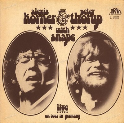 Alexis Korner & Peter Thorup With Snape - Live On Tour In Germany 2LP 1973 '