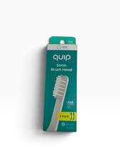 2 Pack Quip Sonic Toothbrush Replacement Brush Heads White