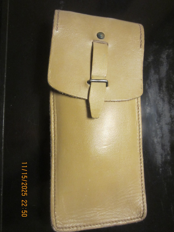 FRENCH SMG MAGAZINE POUCH, ALGERIAN WAR, CONGO, COLD WAR