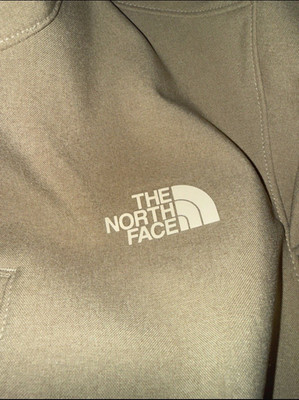 The North Face WindWall Men's Full Zip Fleece Sweatshirt High Neck Beige S