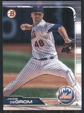2019 Bowman #100 Jacob deGrom New York Mets