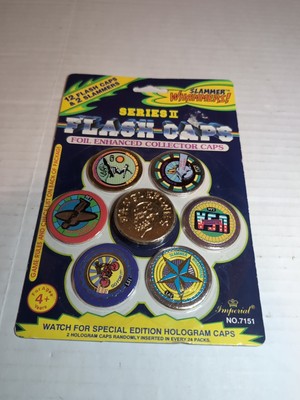 Imperial Pogs Slammer Whammers Series 2 Flash Caps New Pack Of 14 #2