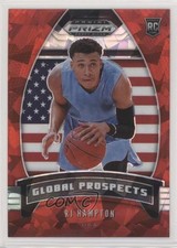 2020-21 Panini Prizm Draft Picks Global Prospects Red Ice RJ Hampton #99 00be
