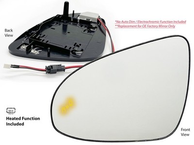 BSD Heated Mirror Glass Fits Avalon 2013-2018 Camry 2012-2017 Driver Left Side