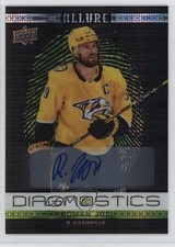 2020-21 Upper Deck Allure Diagnostics Black & Green Roman Josi #D-15 Auto s0w