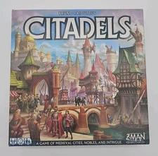 CITADELS Z-Man Games Tabletop Card Game Bruno Faidutti (2016) Open Box