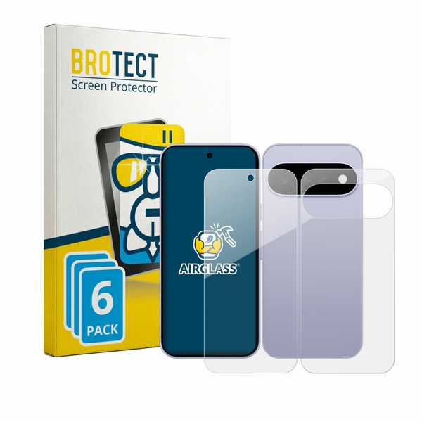 6X Panzerfolie Schutzglas Google Pixel 11 (Display+RüCkseite) Displayschutz-image