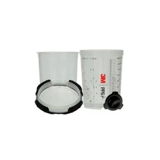 3M 26112 PPS Series 2.0 Spray Cup System Kit Midi 13.5 fl oz 200 Micron Filter