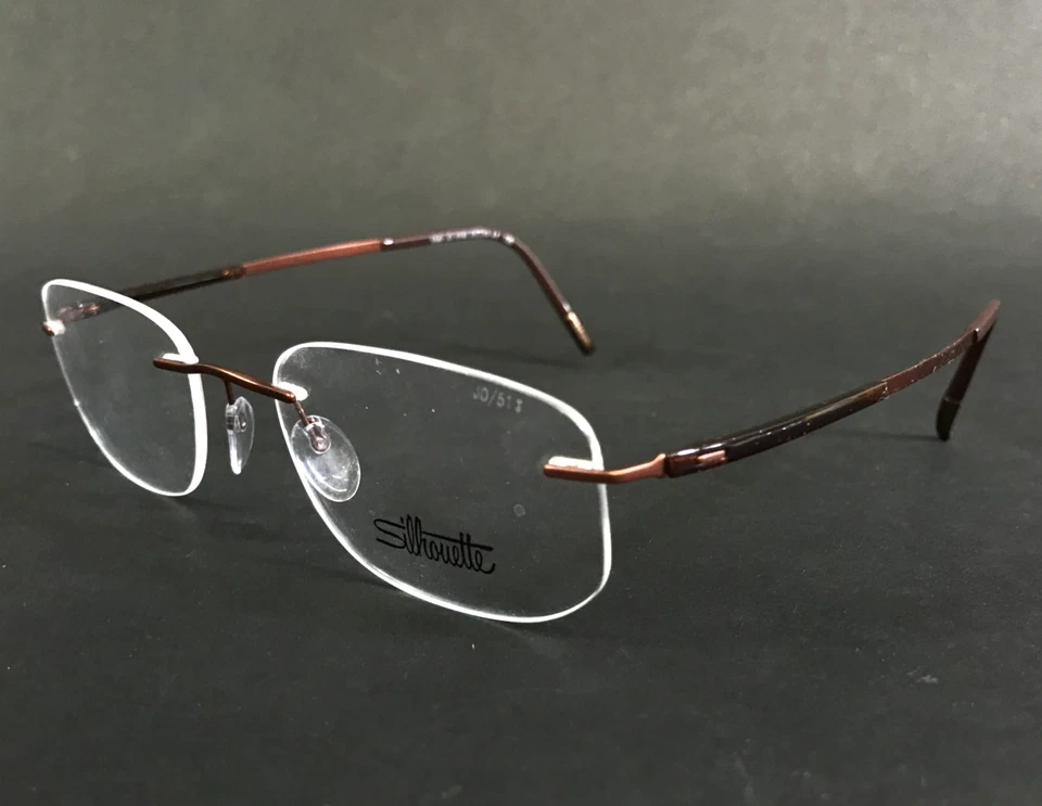 剪影眼镜框 5540 JO 6140 Titan Contour Simply Brown 51-19-135 — 第 4/4 张图片