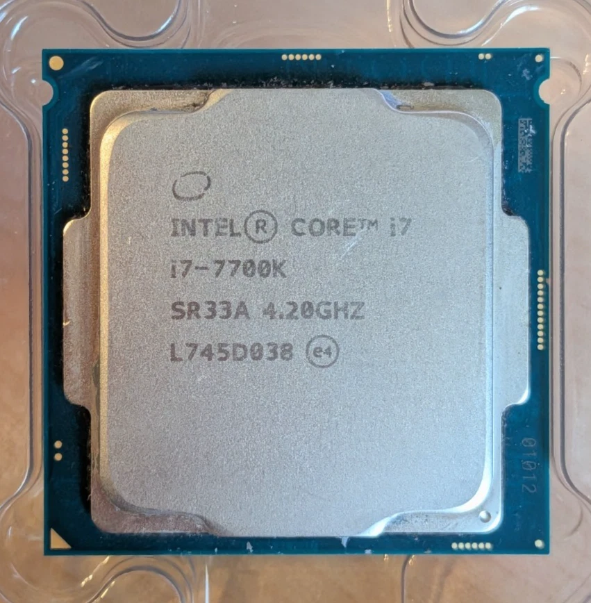 Intel Core i7-7700K Processor Model LGA 1151/H4 Socket Type