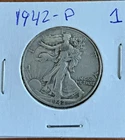 1942-P Walking Liberty Half Dollar 90% Silver