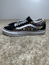 Vans Men's 6.5/8 Women's Old Skool Pressed Floral Low Top Black VN0A5JMI8N8