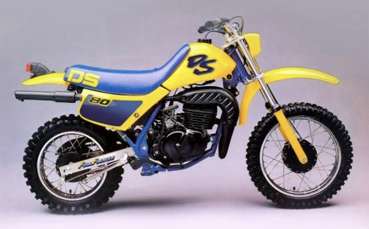 Suzuki 1990 DS80 Reproduction Full Floater Swing-Arm Decal Set