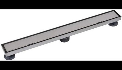 Designline 28 in. Linear Shower Drain Tile-in Grate in Stainless Steel