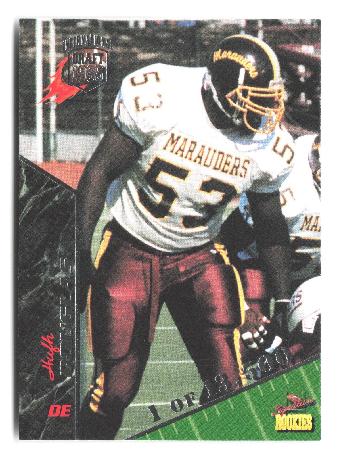 1995 Signature Rookies Hugh Douglas #25 International