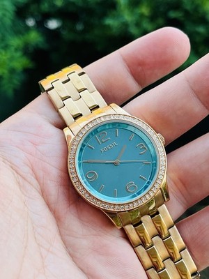 Fossil Damenuhr gold Top Zustand