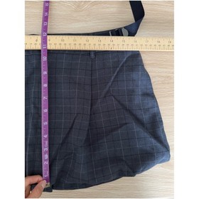 Free People 8 NWOT Saturn Bubble Mini Skirt Preppy Academia School Navy Blue