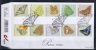 [LM81068] Belgium N°4452/4461FDC Butterflies First Day Cover COB € 20,00 SUPERB