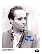 TENOR Jose Carreras autograph, signed photo