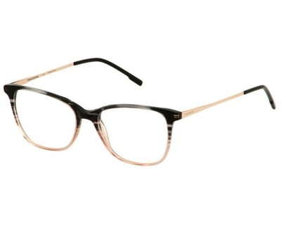 MOLESKINE MO1121 04 Black Pink Gradient Ultra Light Womens Eyeglasses 52-16-145