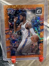 2017-18 Donruss Optic Paul George Orange Disco Fast Break 78/193 SP Thunder