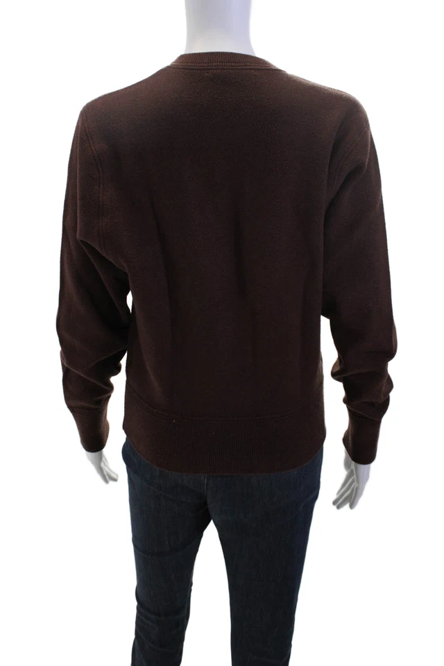 Zara Women Pullover Sweater Brown Crew Neck Long Sleeve Size S - Image 3 of 4