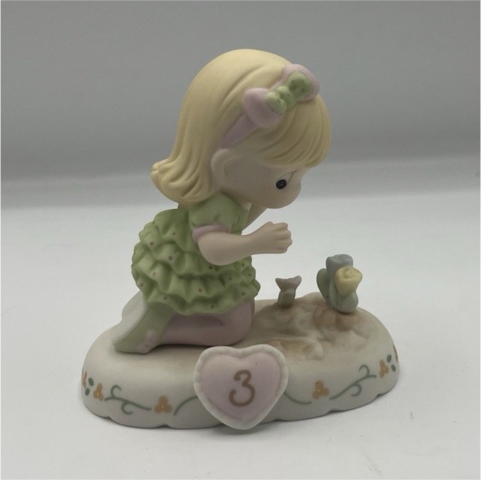 Age 3 “Growing in Grace” Blonde Precious Moments