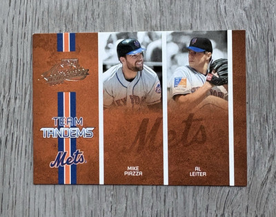 2005 Absolute Memorabilia Team Tandems | Mike Piazza & Al Leiter |/250 | #TT-23