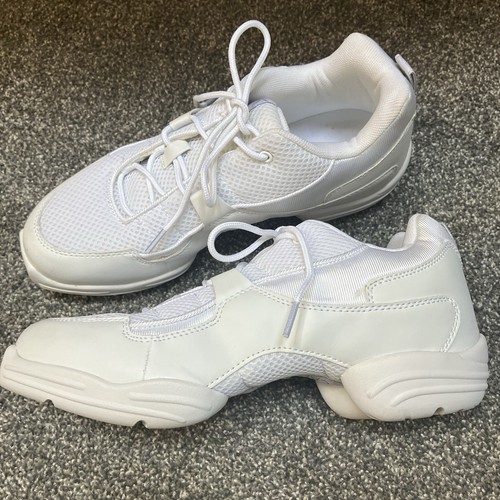 Capezio Size 10 White Split Sole Dance Sneakers Hip Hop Jazz Women’s